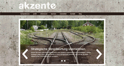 Desktop Screenshot of akzente.de